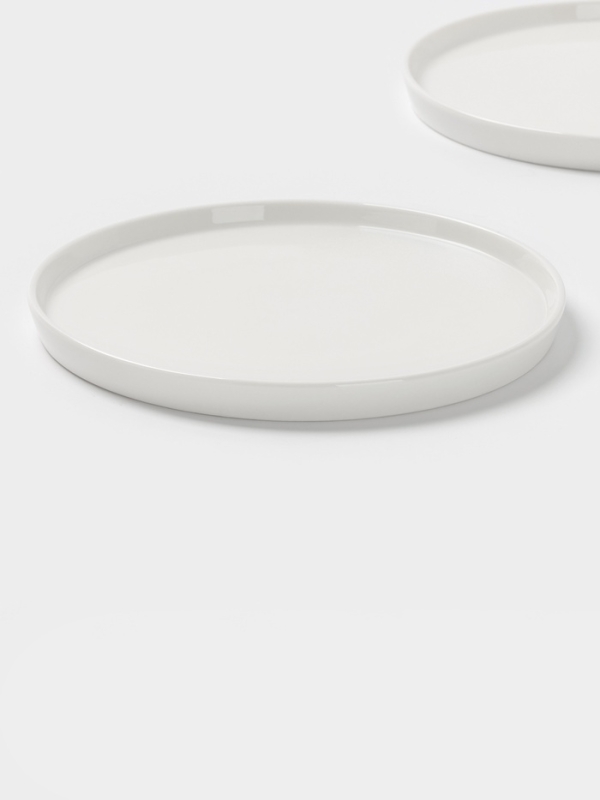 Набор тарелок 2 шт 20х2 см Magistro  "White Snow"