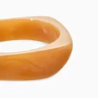 Браслет манжет акрил "Тренд", цвет капучино