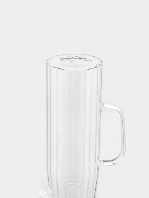 Кувшин "Эко.Дольки" 1200 мл, 9&times;14&times;24.5 см, с бамбуковой крышкой