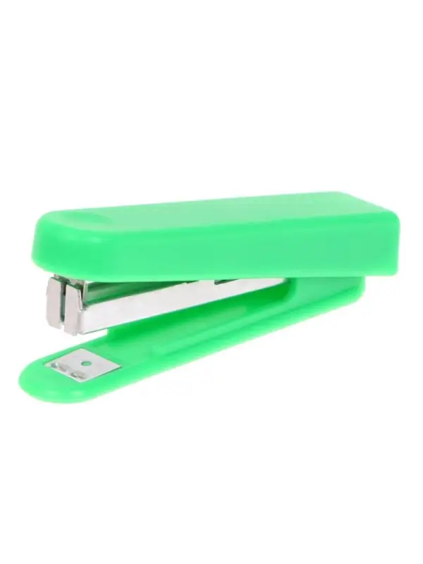 Степлер канцелярский №10, Calligrata, до 10 листов, в картонной коробке, МИКС