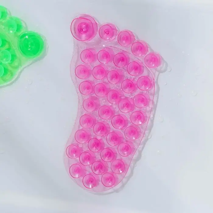 Мини-коврик для ванны &laquo;Нога&raquo;, 7.5&times;12 см, МИКС