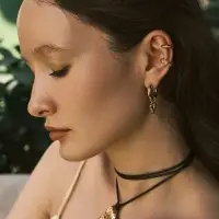 Кулон на шнурке &laquo;Ракушка&raquo; крупная, цвет золото