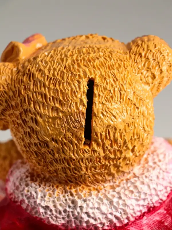 Копилка "Два медведя с", 20х17,5х16,5 см