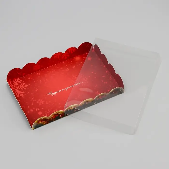 Коробка для печенья, &laquo;Новогодняя Ёлка&raquo;, 22&times;15&times;3 см, Новый год