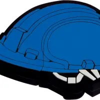 Флешка &laquo;Каска&raquo;, синяя, 16 Гб