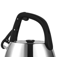 Чайник со свистком 2,5 л Mela-2,5L Серый нерж. стал