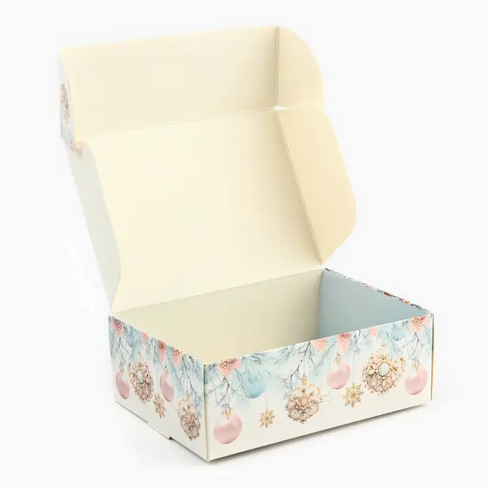 Коробка подарочная новогодняя складная &laquo;Снежного Нового года&raquo;, 14 х 10 х 5 см