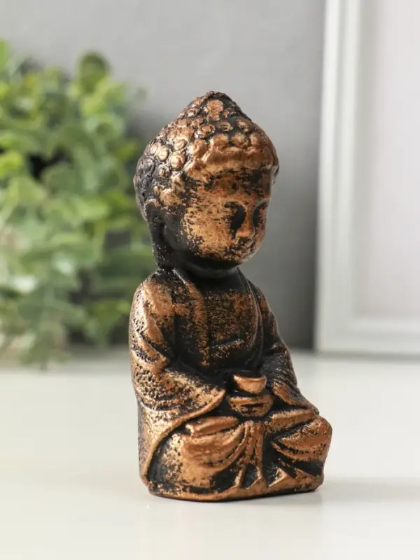 Подставка под благовоний "Будда", размер 11х6 см, цвет винтажная бронза