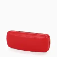 Футляр для очков Июнь2501, 16*6,5*3,5 см, хлопушка, красный
