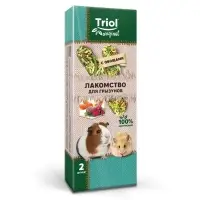 Лакомство "Triol" для грызунов с овощами, 2 шт, 50г