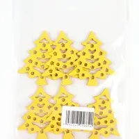 Декор "Золотые елочки", набор 6 шт.