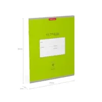 Тетрадь 18 листов в линейку, ErichKrause &laquo;Классика Bright&raquo;, обложка мелованный картон, зелёная