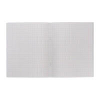 Комплект тетрадей из 4 штук, 96 листов в клетку Calligrata "Цветы-1", обложка мелованный картон, блок №2, белизна 75% (серые листы)