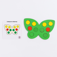 Мозаика &laquo;Бабочки&raquo;, 4 бабочки, 40 кружков d= 2 см