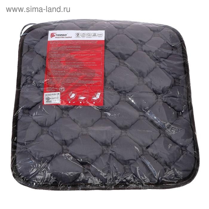Накидка с подогревом TORSO, 12 В, регулятор, 42&times;42 см, провод 90 см, серый