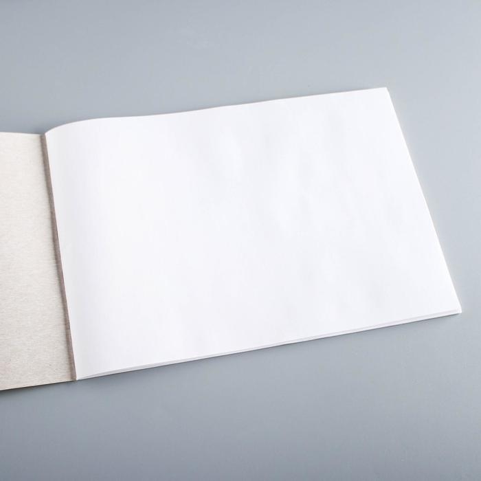 Альбом для рисования А4, 40 листов 100 г/м&sup2;, на скрепке, Маша и Медведь