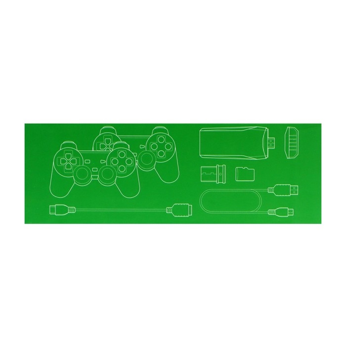 Игровая приставка MYBIT Game-5, 8/16/32 бита, 3500 игр, 4K HD, 32 ГБ, HDMI, microSD, 2 джойстика, черная