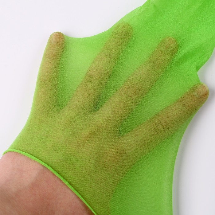 Капрон для кукол и цветов, набор 4 шт., размер 1 шт. &mdash; 45 &times; 6 см, цвет салатовый