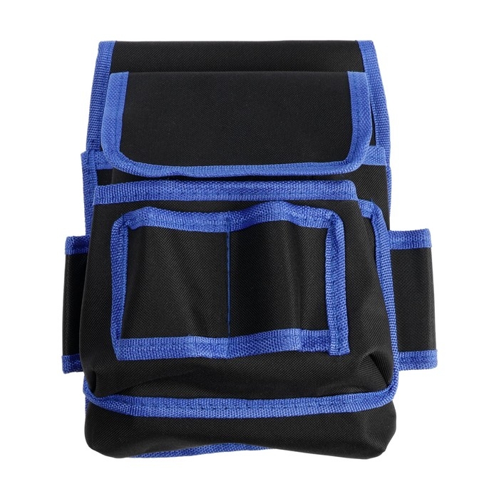 Сумка-пояс для инструментов ТУНДРА, одинарная, 2 кармана, 4 петли