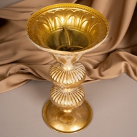 Подсвечник металл &laquo;Ярусы&raquo; для одной свечи 16 х 16 х 25 см