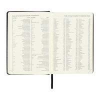 Ежедневник датированный 2024 A5 176 листов, deVENTE.Wild, твёрдая обложка из искусственной кожи, золотой срез, ляссе, кремовый блок 70 г/м2, чёрный