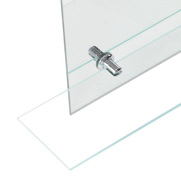 Зеркало, настенное, с полочкой, 60&times;45 см