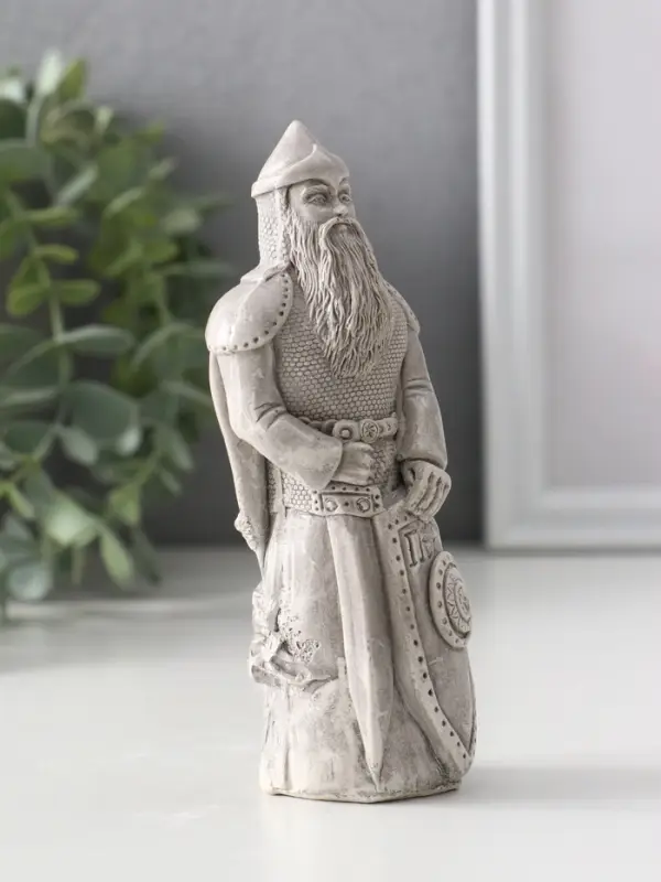 Фигура славянский бог &laquo;Перун&raquo;, 13&times;5&times;4.5 см, серая