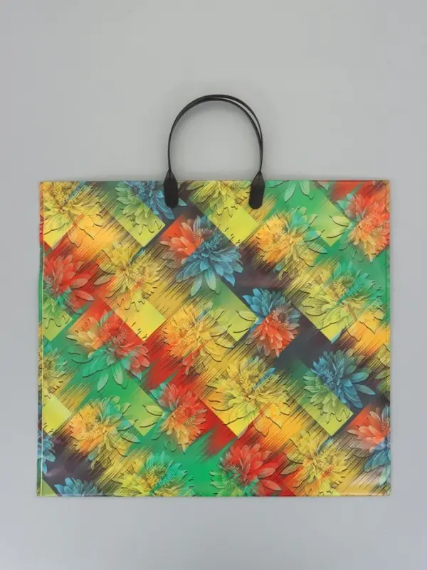 Пакет "Краски", полиэтиленовый с пластиковой ручкой, 40 х 36 + 4 см, 110 мкм