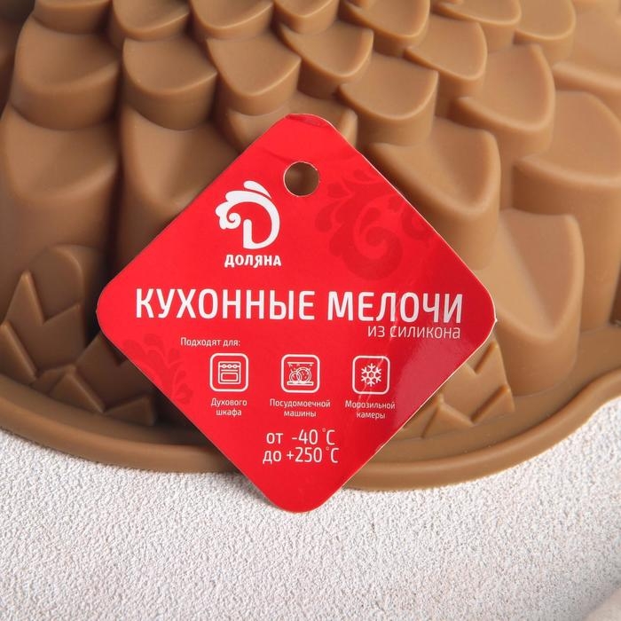 Форма для выпечки Доляна &laquo;Хризантема&raquo;, силикон, 22&times;7.5 см, МИКС