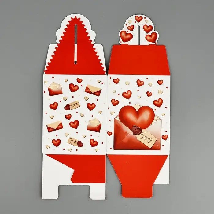 Коробка сборная &laquo;Любовное послание&raquo; 9 х 11 х 9 см