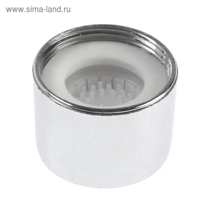 Аэратор ZEIN, внутренняя резьба, d=22 мм, сетка металл, корпус пластик, цвет хром