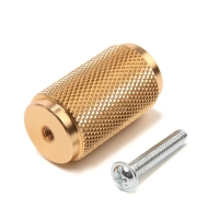 Ручка-кнопка CAPPIO PK331, d=28 мм, цвет золото, 8 шт.