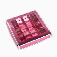 Коробка для конфет &laquo;Любовь&raquo;, 18.5 х 18.5 х 3.5 см
