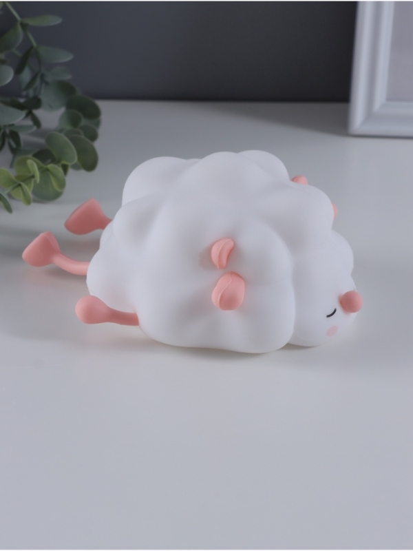 Ночник антистресс "Барашек" 2Вт LED RGB USB 13,8х16,5х8см