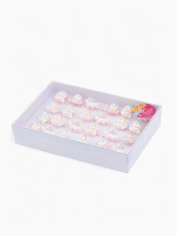 Кольцо &laquo;Выбражулька&raquo; единороги, форма МИКС, цветное, безразмерное