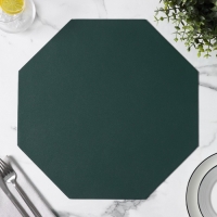 Салфетка сервировочная на стол &laquo;Тэм&raquo;, 38&times;38 см, цвет зелёный