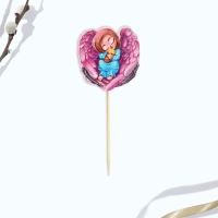 Топпер для украшения кулича &laquo;Ангелочек&raquo; на пасху, 5,2 х 5,4 см