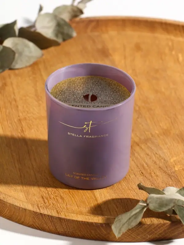 Свеча ароматическая Stella Fragrance 160 гр, Lily of the valley