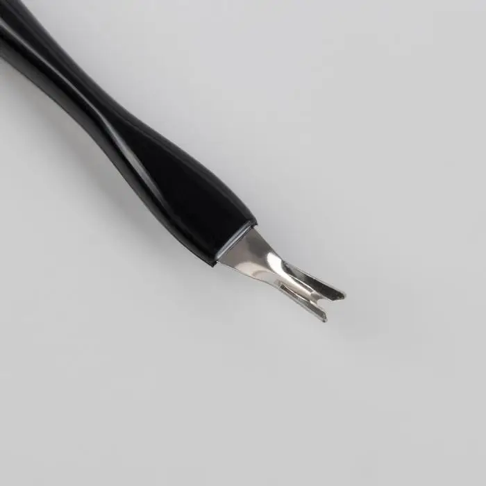 Триммер - пушер для кутикулы, 10.5 см, чёрный