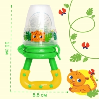 Ниблер для прикорма &laquo;ТРЕНД. Леопард&raquo; в наборе с силиконовыми сеточками 2шт