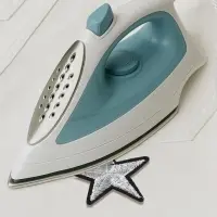 Термоаппликация &laquo;Звёздочка&raquo;, 3.7&times;3.7 см, цвет серебряный