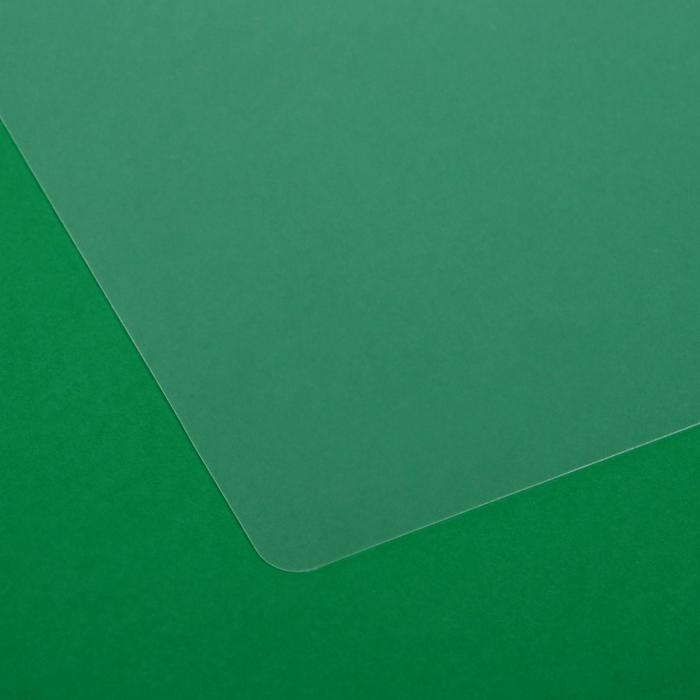 Накладка на стол пластиковая А3, 460 х 330 мм, 500 мкм, прозрачная, бесцветная (подходит для ОФИСА)