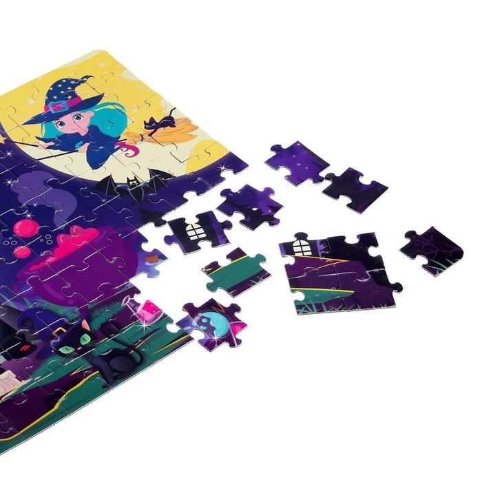 Пазлы светящиеся в темноте &laquo;Ночь колдовства&raquo;, 88 деталей