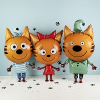 Шар фольгированный 43" &laquo;Три кота. Компот&raquo;, ходячая фигура