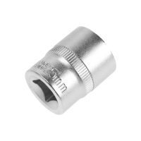 Головка торцевая шестигранная ТУНДРА, под квадрат 1/2", 23 мм, CrV