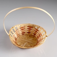 Корзина плетеная &laquo;Ладья&raquo;, 24&times;17&times;8 см, бамбук