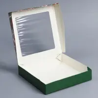 Коробка складная &laquo;Сладкий Новый год&raquo;, 20 х 20 х 4 см