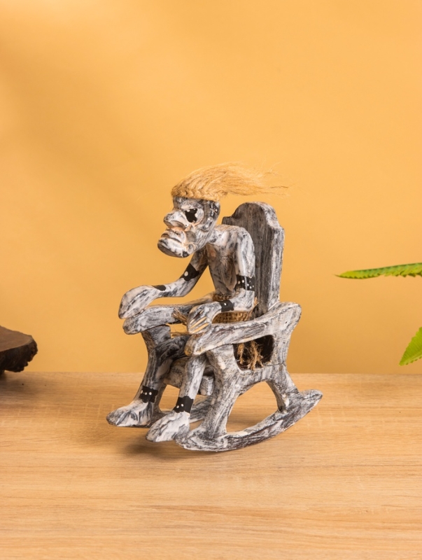 Сувенир &laquo;Аборигены старец&raquo;, 7&times;14&times;16 см, дерево