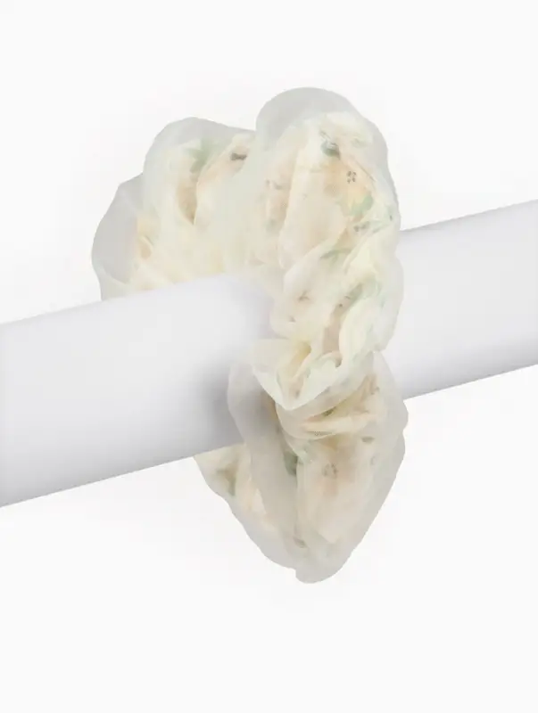 Резинка для волос &laquo;Цветы&raquo; бежевая, Принцессы