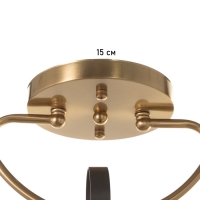 Люстра "Океан" 1х40Вт Е27 латунь 22х15х28см